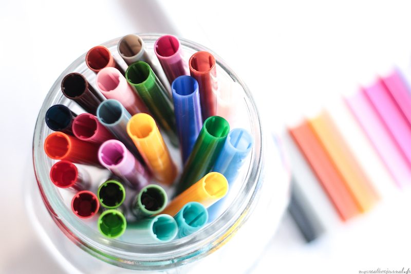 crayola supertips feutres creative journal