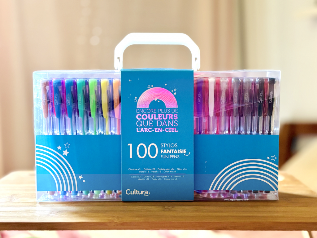 100 stylos gel cultura avis